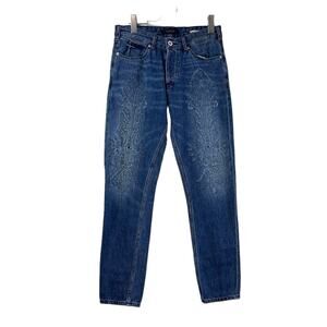 Scotch & Soda Lady Luck Jeans Mid Rise Embroidery Medium Wash Women’s Size 26/32